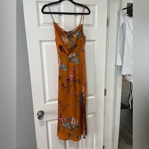 NWT, sz 4, Petal & Pup dress, strappy, midi length, side split